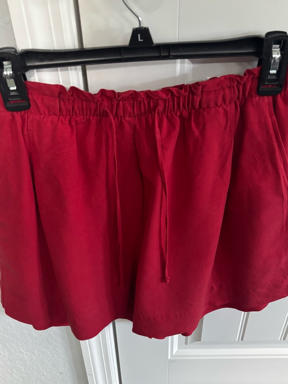 H&M Red Women's Drawstring Skort